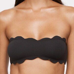 Marysia Santa Monica Bikini Top in Black size Medium